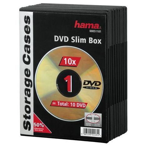 Hama DVD Slim Box 10-pack Compact (1/2)