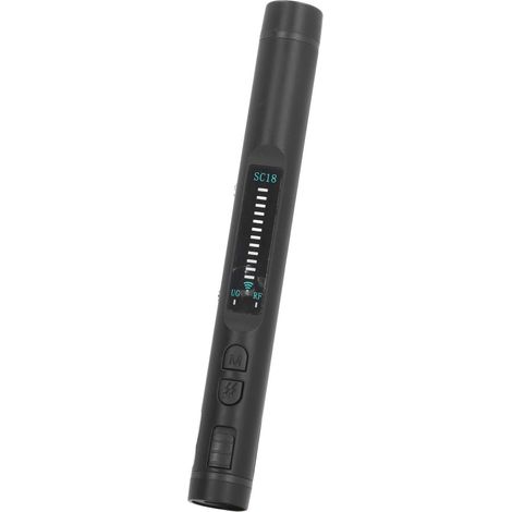 Stylo détecteur de signaux RF, stylo détecteur de dispositifs d'écoute et de suivi GPS portable, détecteur de micros espions sans fil (1/5)