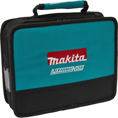 Makita – Coffret souple en tissu bleu et noir – Boîte de rangement pour outils – Compartiments modulables pour TD080D – Protection et transport optimisés