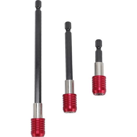 3-teiliges Schraubendreher-Bit-Verlängerungsset, Bohrer, 1/4-Zoll-Sechskantschaft, 60 mm, 100 mm, 150 mm, Holzschaufelverlängerung (1/5)
