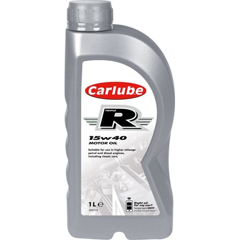 Carlube XRH001 Triple R 15W-40 High Mileage Oil 1 litre CLBXRH001
