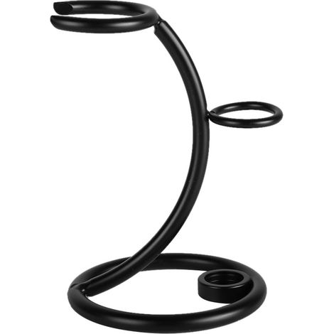 Support de rangement en alliage de titane pour tondeuse barbe rasoir homme - Noir (1/5)