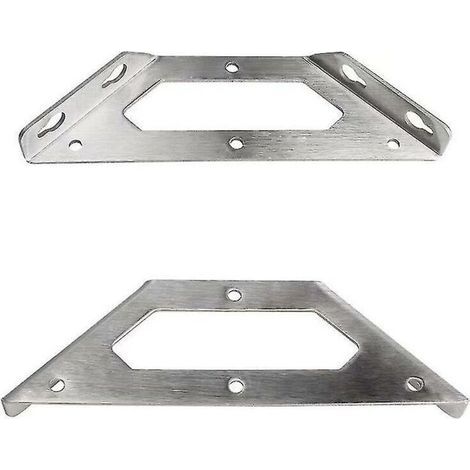 Support d'angle multifonctionnel en acier inoxydable 304 support de Triangle robuste support d'étagère support d'armoire/2 pièces avec vis