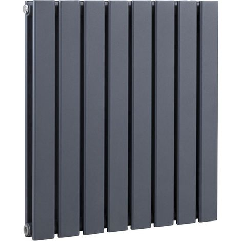 Baridi DH339 Horizontal Radiator Double Flat Panel 600 x 560mm Anthracite