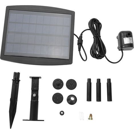 2,5-W-Solarbrunnenpumpe für Aquarium, Gartenpflanzen, Teich und Schwimmbad (1/5)