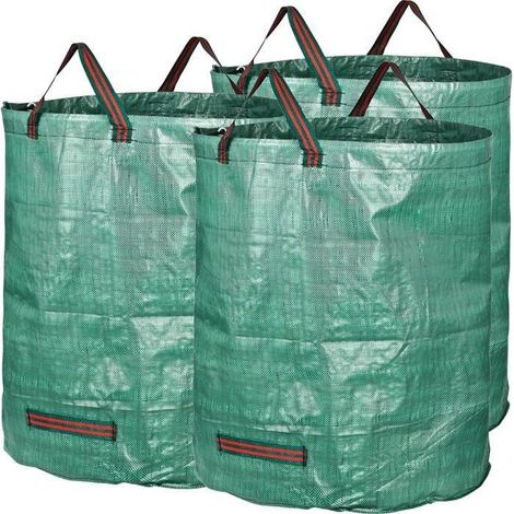 Sac de Déchets de Jardin - Non spécifié - 272L - Pliable - Réutilisable - Vert (1/4)