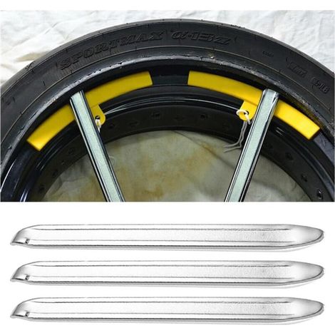 Pièces détachées pour démonte-pneus, démonte-pneus métalliques pour pneus de vélo, démonte-pneus en acier pour voitures et motos, outils de réparation pour le démontage ou le changement de pneus (1/4)