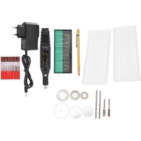Ortviai Graveuse Électrique Miniature 70 Pièces avec Régulation de Vitesse – Stylo Graveur Polyvalent pour Bois, Métal et Plastique (1/5)