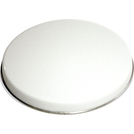 Baumalu Cubierta para placa blanco acero esmaltado 17 cm