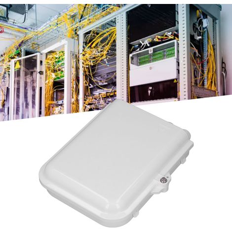 Le boîtier de distribution à fibre optique à 8 cœurs peut contenir des boîtiers à fibre optique différentiels à 8 et 4 cœurs en matériau ABS, adaptés aux applications murales et sur poteau, en intérie (1/5)