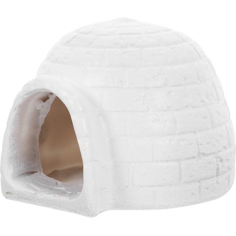 Maquette d'igloo, décoration d'igloo, cachette pour aquarium, décoration de paysage polaire pour aquarium (1/4)