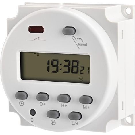 CN101A LCD-Digitaltimer, programmierbar für die ganze Woche, 12V 16A SPST-Gleichstromschalter (1/5)