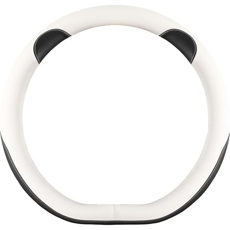 Coprivolante per auto, accessori per auto, in pelle antiscivolo, nero