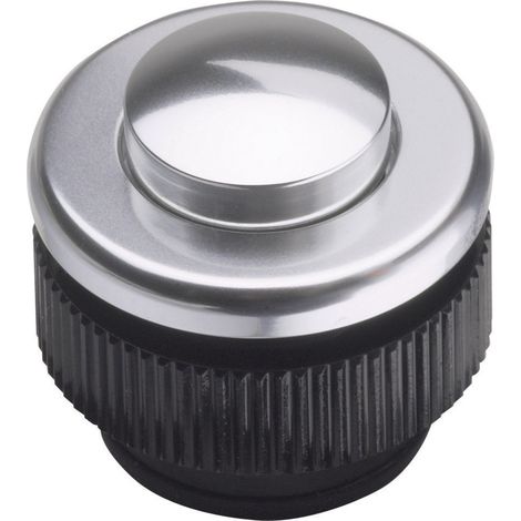 Grothe Klingeltaster rund 11,5mm Knopf alu, Hülse alu PROTACT 310 AL