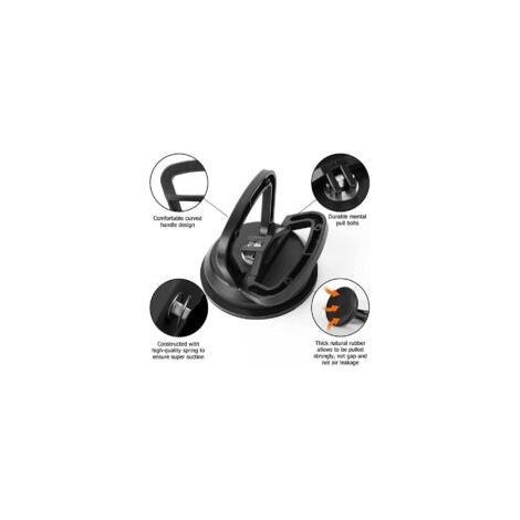 Set mit 2 Werkzeugen zur Dellenentfernung und -reparatur an Autos mit Saugnäpfen, für Fenstergriffe, Türen, Spiegel, Granit, zum Anheben loser Gegenstände (5,7 cm) - Crezuo