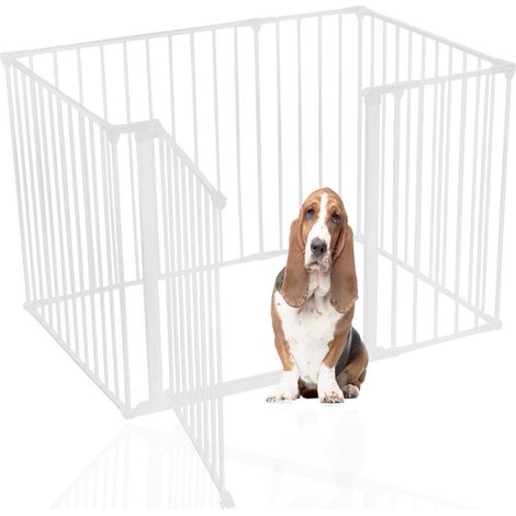 Bettacare Pet Pen, 72cm x 105cm, White, 70cm High, Dog Pen for Pets and Puppies, Dog Playpen suitable for Indoor and Outdoor use