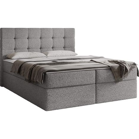 Cama continental Comfivo Osculum I, Lambi 12, Continental, Doble, 140x200, Tapiz, Somieres, 143x206x112cm (1/5)