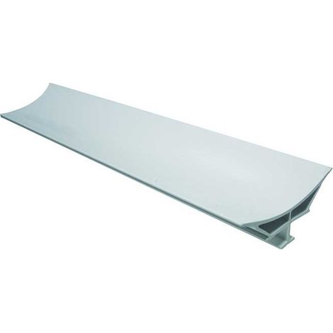 Profilo igienico magnum in plastica bianco da 2 metri