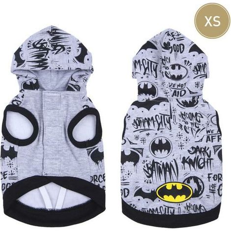 SUDADERA PARA PERRO XS COTTON BRUSHED BATMAN BLACK (1/5)