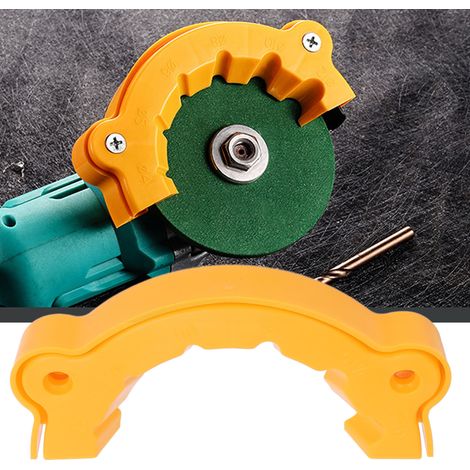 Support d'affûtage portable pour meuleuse d'angle, simple et pratique. Spécifications : φ4/φ5/φ6/φ8/φ10/φ12. Compatible avec les meuleuses d'angle pneumatiques et électriques. 1 pièce. (1/5)