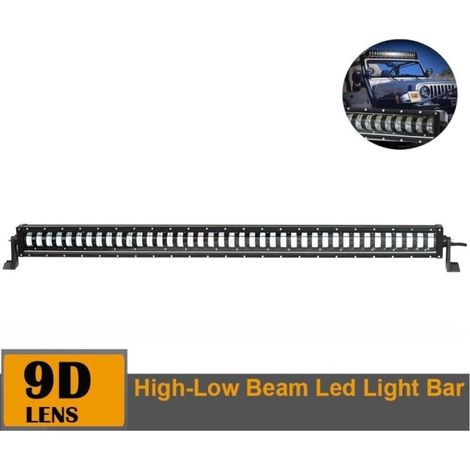 9D 134 cm LED-Leiste LED-Leiste Hi/Lo kurz/lang wasserdicht stoßfest 12V 24V 30720 lm 384W mit Projektorlinsen Offroad LED-Leist