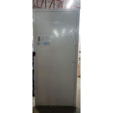 [jamais Utilise] Porte D'entree Bois Plein, Hydra, H,215xl,90 P,gauche Côtes Tableau Second Choix (n°gd66) Gd Menuiseries