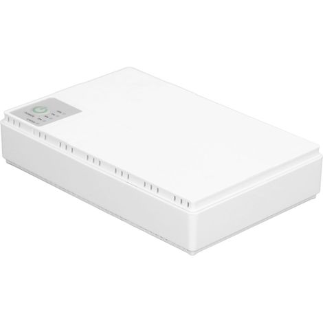 Mini système d'alimentation sans interruption (UPS) CC pour routeur, caméra de surveillance, blanc, 85-265 V, prise américaine (1/5)