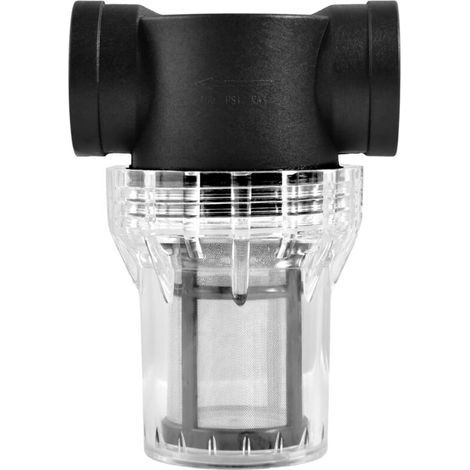 1-inch sediment filter, inline female pressure filter, large diameter flow hose, 1-inch universal threaded connection for RV water systems, outdoor gardening (1/4)