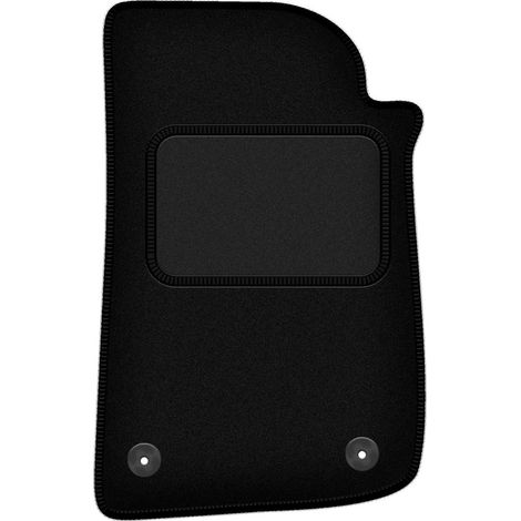 Alfombrilla de conductor negra para Jeep Wrangler IV Rubicon todoterreno (2017-)