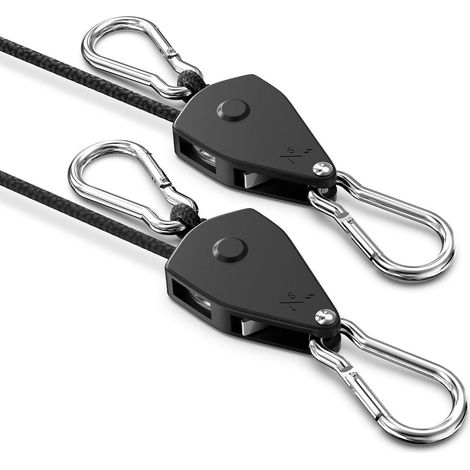 Tendeurs de câble réglables avec cliquet, 1/8 pouce, 2 pièces