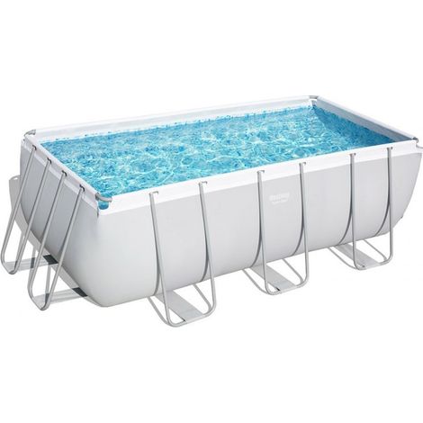 Piscina Power Steel rettangolare in acciaio 412x201x122 cm