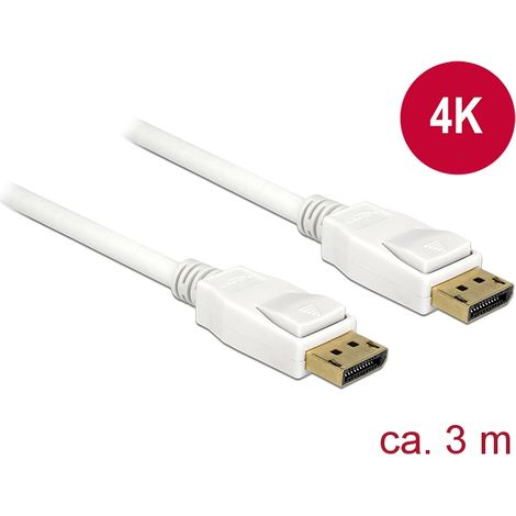 Delock cable displayport 1.2 macho  displayport macho 4k 3 m