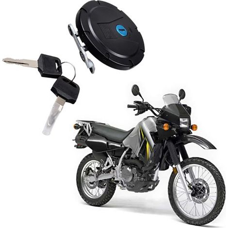 Passend für Kawasaki KLR650 Motorräder (Baujahre 1987–2007) Tankdeckelschloss mit Schlüssel (1/4)