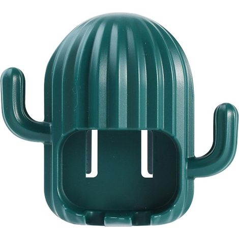 Porte-Brosse à Dents, Organisateur de Support de Brosse à Dents électrique à Montage Mural Mignon avec Ventouse, Accessoires et décoration de Toilette pour Enfants en Forme de Cactus-Fei Yu (1/5)