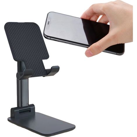 Soporte de sobremesa para teléfonos móviles, compatible con la mayoría de teléfonos y tabletas. (1/5)