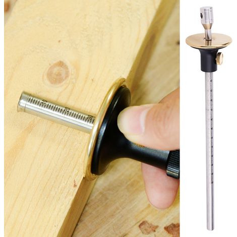 Outil de traçage manuel de style européen pour menuisier, accessoire de travail du bois (à un seul manche) (1/5)
