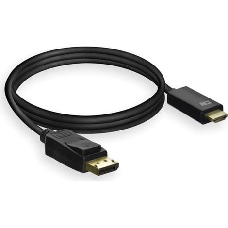 ACT Adapterkabel - DisplayPort-Stecker auf HDMI-Stecker - 4K @ 30 Hz - 1.8 m (1/5)