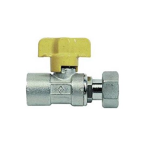 RUBINETTO A SFERA PER GAS FF CON BOCCHETTONE Misura: 1"
