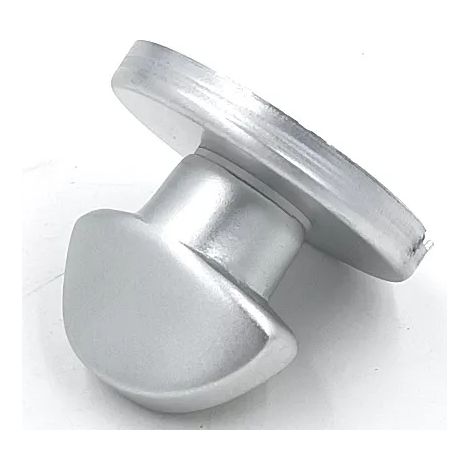 POMOLO GPB MEZZALUNA Q8X80 ROSETTA d.50 ALLUMINIO ARGENTO