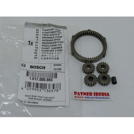 Pièce de rechange d’origine BOSCH 1617000665 Réducteurs planétaires pour GBH 36 V-Li, GBH 18 V-Li et GBH 18 V-EC