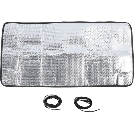 Housse pour climatiseur de fenêtre : imperméable, résistante au soleil, isolante thermique, en papier d'aluminium, pour unité extérieure de climatiseur, housse pare-soleil (1/5)
