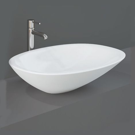 RAK Morning Sit-On Countertop Basin 540mm Wide - 0 Tap Hole (1/5)