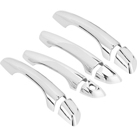 8 pièces ABS Argent Poignée de Porte Extérieure Protection Garniture pour Hyundai Elantra 2018-2019 (1/4)