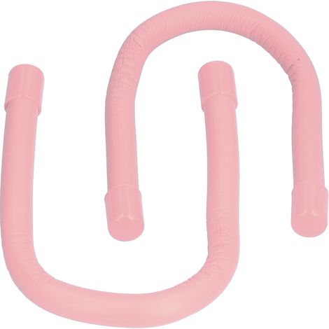 Anneau de lestage pour le yoga, élastique, ajustable, durable, unisexe, pour le sport et la course à pied, rose (240 g x 2) (1/5)