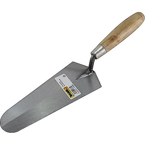 WURKO palustre albañil 5842  m/madera de 200mm , Palustre 842G.
- Tamaño: 200 mm.
- Mango de madera.
- Altura del mango 5 cm.
- Punta redonda.
- Mango sin barnizar. (1/4)