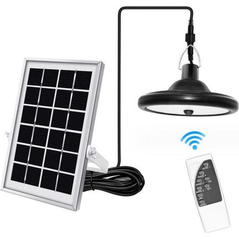 Suspension solaire avec détecteur de mouvement 1000 lumens