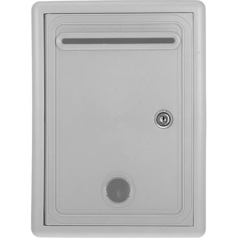 Spendenbox aus Metall und Kunststoff mit Schloss Vielseitig Nutzbarer Vorschlagskasten Einwurfsch...