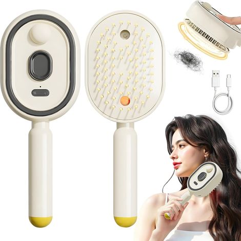 Brosse Vapeur Électrique Spray Coussin à Air Massage Peigne (1/5)