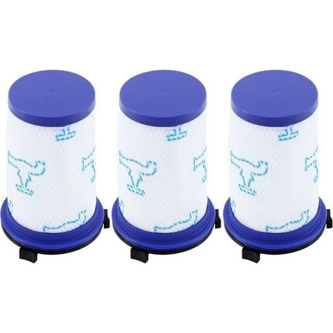 Lot de 3 Filtre de remplacement pour Rowenta Air Force 360 / X-Pert Aspirateur sans fil RH9037 RH9038 RH9039 RH9051 RH9057 RH9079 RH9081 RH9086 (Alternative au ZR009001) (1/3)