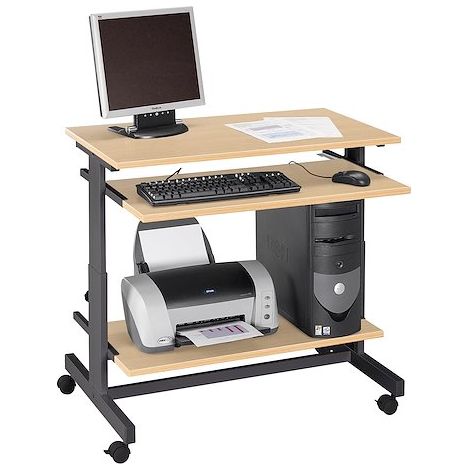 Station informatique confort hêtre - Maxiburo